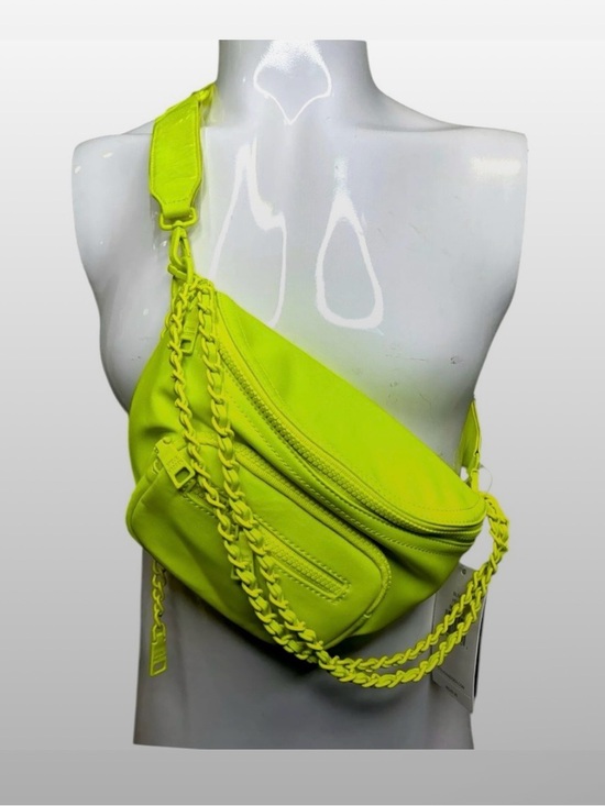 Steve Madden Handbags - Steve Madden BLively Neon Yellow Convertible Belt Bag NWT